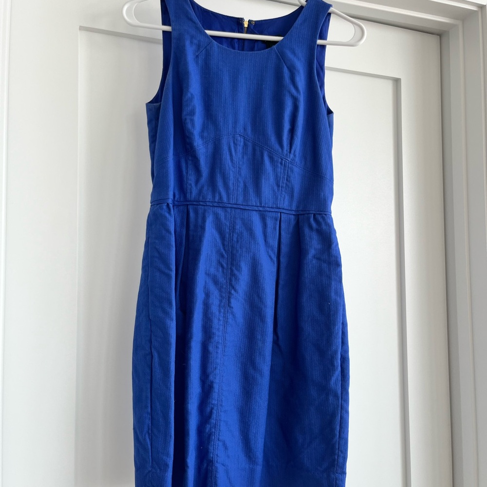 Blue j. Crew Sleeveless Dress - Size 0